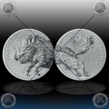 2 x 1oz GERMANIA 5 Mark 2025 (Germania Beasts: Gullinbursti) BU 2 x 1oz GERMANIA 5 Mark 2025 (Germania Beasts: Gullinbursti) BU